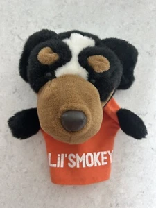 UNIVERSITY OF TENNESSEE Hand Puppet Orange Plush Dog College Vintage - Picture 1 of 3