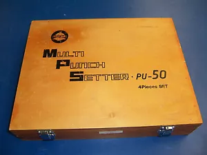 6377 UHT PU-50 MULTI PUNCH SETTER 4 PIECE SET - Picture 1 of 6