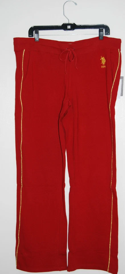 Новый с Ярлыками США Polo Assn женщин плюс красный трикотажа толстовки красный с золотом деталь sz 2 X - Изображение 1 из 1