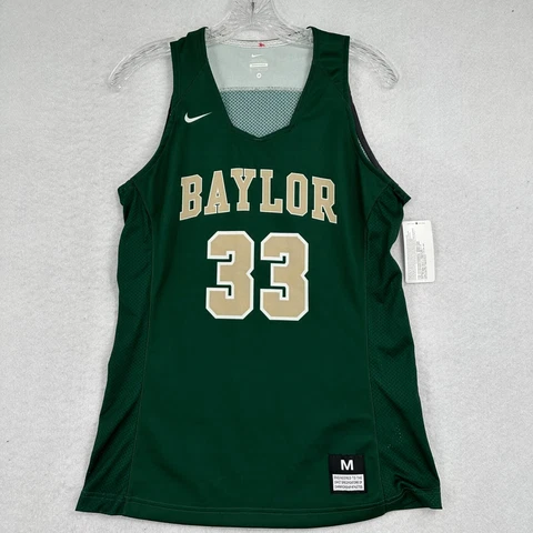 Baylor Bears Nike Basketball Jersey Womens Medium Green NCAA Sleeveless Shirt Cover