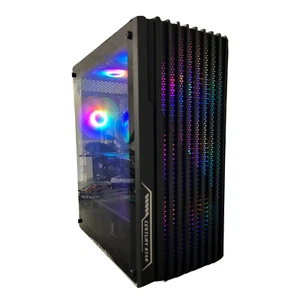 Gaming PC ARGB Desktop Computer i7 16GB 1TB SSD 2TB HDD RX580 WIFI Win10 - Picture 1 of 11