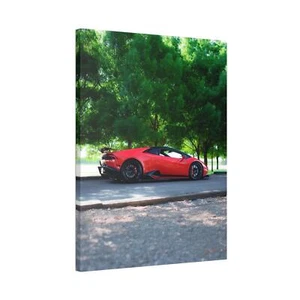 Lamborghini Huracan High Resolution Museum Quality Vertical Canvas Print #021 - Picture 1 of 10