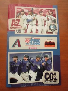 2025 SPRING TRAINING SCOTTSDALE AZ '25 ARIZONA DBACKS COLORADO ROCKIES - Picture 1 of 6