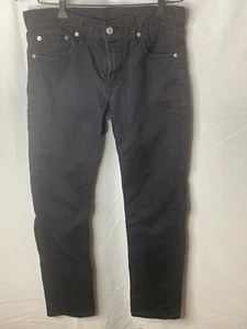 Levis Premium 511 Slim Fit Denim Jeans Mens W32 L30 Black. Red Tab Stretch - Picture 1 of 11