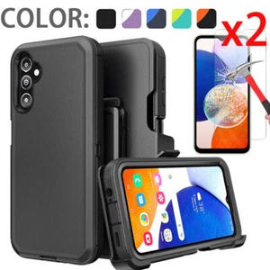 For Samsung Galaxy A14 5G Case Cover +Belt Clip Fits Otterbox + Screen Protector - Picture 1 of 19