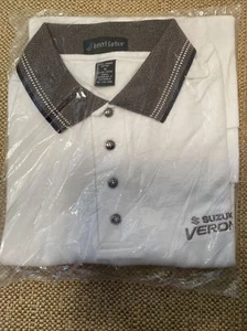 Vintage Suzuki Verona Auto Logo Golf Herren XL NEU Polo Kurzarm Kragen Hemd - Bild 1 von 7