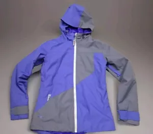 SIMS SNOWBOARD HOODED JACKET in Women's size Small Purple/Gray/White Awesome - Picture 1 of 12