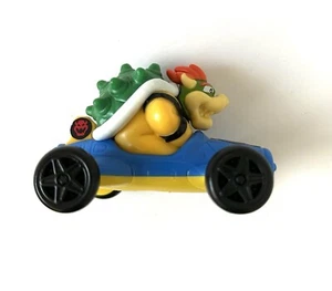 2014 NINTENDO MARIO KART BROWSER TURTLE DRIVER MCDONALDS FIGURE KING KOOPA HAPPY - Picture 1 of 7