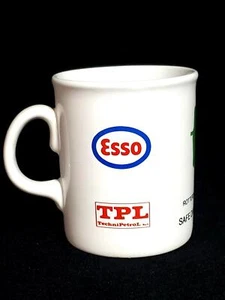 Taza de café de colección Esso TPL Fluor Rotterdam proyecto publicidad petrolera - Imagen 1 de 6