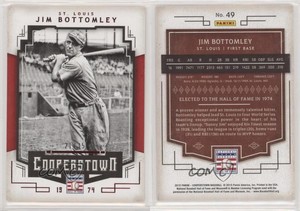 2015 Panini Cooperstown HOF Chronicles Red /35 Jim Bottomley #49 HOF