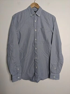 Armani Exchange Shirt Mens Extra Small Slim Blue White Striped Cotton Business - Image 1 of 4