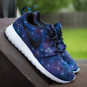 Custom Nike Galaxy Roshe Run Floral - Picture 1 of 3