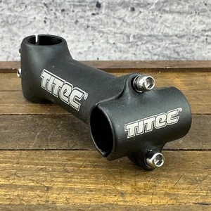 Vintage Titec Stem 1 1/8 in Threadless 25.4 mm 130 mm Black 90s MTB Alloy - Picture 1 of 10