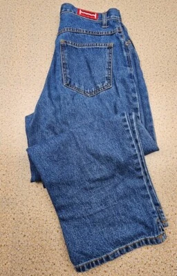 Vintage Halston Jeanswear Ladies Size 6 Cotton Cropped High Waist Mom Jeans  - Image 1 of 4