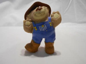 1986 Furskins Happy Dad Dancing Bear Plastic Figurine Collectable OAA Inc. - Picture 1 of 6