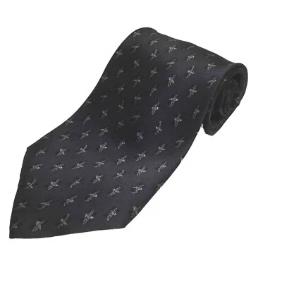 Corbata de seda vintage 1996 J. Garcia gris estampada Foto 1 de 4