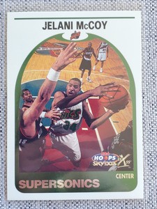 JELANI McCOY 1999-00 NBA HOOPS DECADE HOOPLA PARALLEL BASKETBALL CARD #42 UCLA