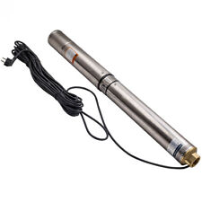 1.1KW Deep Well Pump Submersible Water 6600L/h Electric Pump 20m Cable