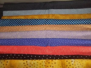 POLKA DOTS pin dot circles Cotton quilt FABRIC U-Pick SEE INFO 1/2 yd BTHY - Picture 1 of 27