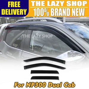 Injection Weather shields Weathershields for Nissan Navara NP300 D23 Dual Cab - Picture 1 of 11