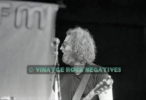 Jerry Garcia JGB 9/7/81 en Concord, CA - Foto de archivo de bellas artes 8,5x11 de Neg - Imagen 1 de 1
