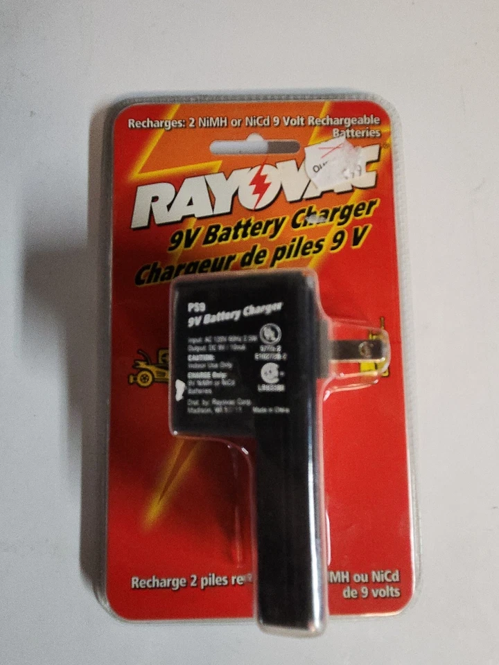 Rayovac 9v Volt Ps9 Battery Charger BRAND