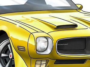 1971 FB Formula Replica Cartoon Tshirt  #0592 GA pontiac car automotive art - Picture 1 of 9