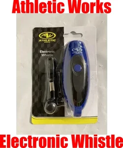 Athletic Works Electronic Sport Whistle , Blue, W/ Lanyard - Picture 1 of 4