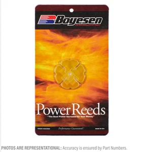 BOYESEN POWER REEDS 2-STAGE for stock RPM's 2 CYLINDER 30HP 1984 1985 1986 1987 - Picture 1 of 2