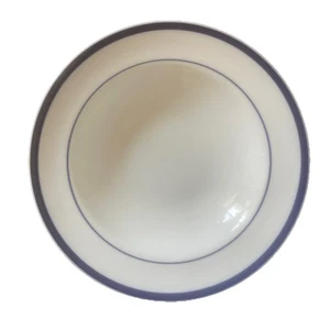 Williams Sonoma Brasserie Blue 9" Rimmed Soup Salad Pasta Bowl Japan. Set of 10. - Picture 1 of 16