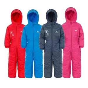 Trespass Kids Boys Girls Rain Suit All in One Breathable Dripdrop - Picture 1 of 10