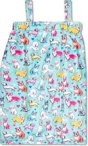 iscream 3697 Fascia Spa Peluche Morbido Setoso per Bambini Ragazze--Cuccioli Preppy - Foto 1 di 5