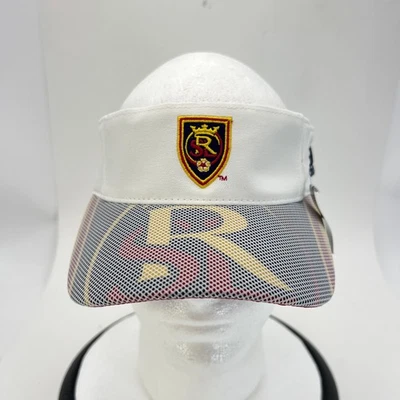 Real Salt Lake MLS Adidas Gorra Visera Ajustable, Blanco NUEVO Fútbol Foto 1 de 4
