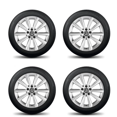 Original VW Touran Winterräder Alufelgen Merano Winterreifen 16 Zoll - Bild 1 von 2