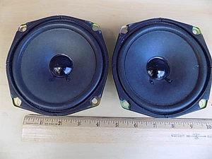 Brookstone Well 4,5" Zoll 4 Ohm Full Range Ghettoblaster Mikro Lautsprecher Paar - Bild 1 von 3