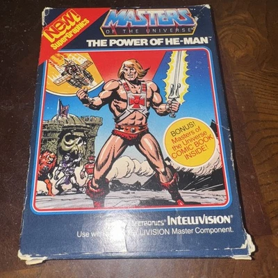 Masters of the Universe: The Power of He-Man (Intellivision, 1983) w/ comic CIB - Image 1 of 4