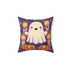 Halloween Geist Dekokissen und Bezug Spooky Home Decor Akzentkissen - Bild 1 von 13
