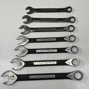 Craftsman Set di chiavi combinate metriche a spline universali ossido nero 7 pezzi - Foto 1 di 9