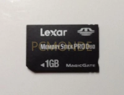 Lexar 1 GB Memory Stick PRO Duo Card - 40x Speed - Grade A (MSDP1GB-40-331) - Image 1 of 2