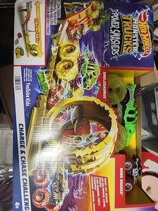 Hot Wheels Monster Truck Power Smashers Charge & Chase Challenge Track Set Neu in OVP - Bild 1 von 3