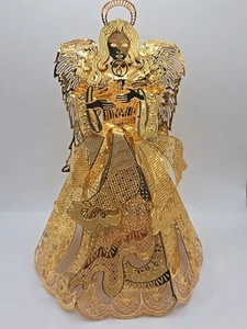Danbury Mint Elegant Angel Christmas Ornament, 23k Gold Plated, 2007 - Picture 1 of 2
