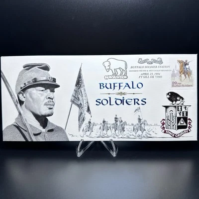 Buffalo Soldiers Official Commemorative Cachet - 1994 U.S. Postal Service - Image 1 of 4