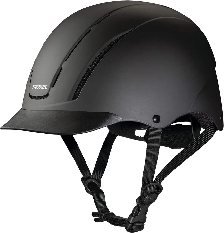 Troxel Riding Helmet Spirit Black Duratec Horse Safety Low Profile XS