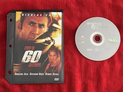 Gone in 60 Seconds DVD Nicholas Cage & Angelina Jolie Action - Image 1 of 4