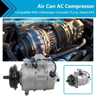 Air Con AC Compressor Suitable for Volkswagen Caravelle T5 2.5L Diesel AXE - Image 1 of 4