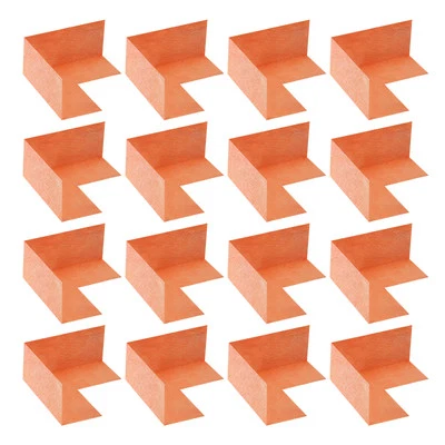 16pcs Inside Waterproofing Corner Shower Polyethylene Seamless Orange Inside - Image 1 of 4