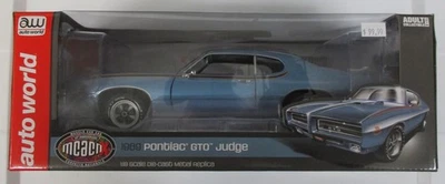 Pontiac GTO Judge 1969 Autoworld 1/18 MCACN 2025 AZUL #610 hecho en Estados Unidos 1002   Foto 1 de 3