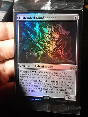 Distended Mindbender Prerelease FOIL x1 Unopened , Eldritch M ,MTG,FREE SHIPPING - Image 1 of 4