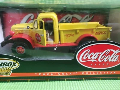 Coca Cola 1946 Yellow Dodge Power Wagon Diecast Matchbox Collectibles 2000 New - Image 1 of 4
