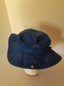 NWT Kids Blue Shark Sun ProtectionZone Adjustable Bonney Hat, Fits Ages 3-10 - Picture 1 of 6